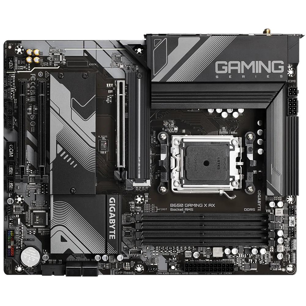 Gigabyte B650 GAMING X AX ATX Socket AM5 AMD B650 4 x DDR5 M.2 PCIe 4.0